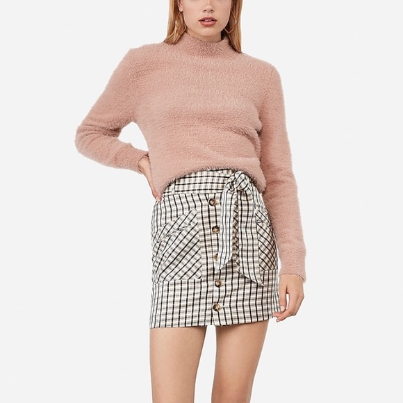 Fuzzy Mock Neck Sweater size xs - Picture 4 of 8